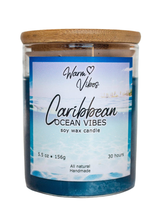 Caribbean Ocean Vibes Soy Wax Candle