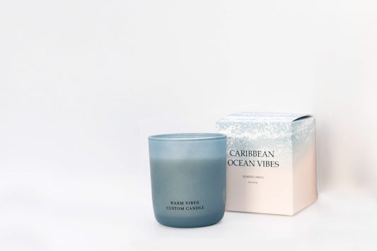 Caribbean Ocean Vibes Soy Wax Candle (8oz)