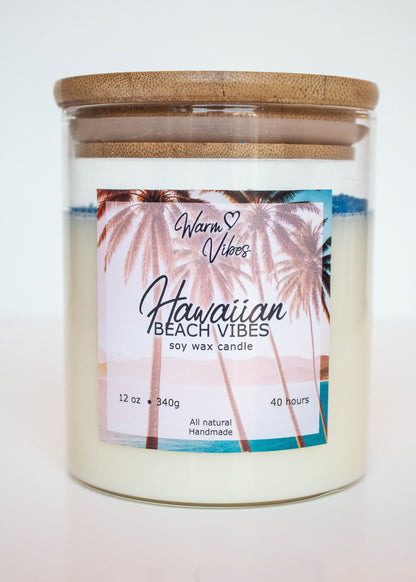 Hawaiian Beach Vibes Soy Wax Candle