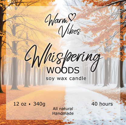 Whispering Woods Soy Wax Candle