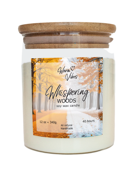 Whispering Woods Soy Wax Candle